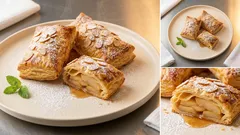 Schnelle Apfeltaschen aus Blätterteig – knusprig, zimtig, in 20 Minuten im Ofen