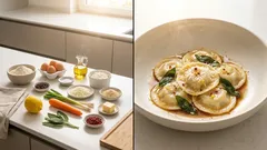 Gefüllte Ravioli mit Ricotta und Salbeibutter – so gelingen sie zart und dicht