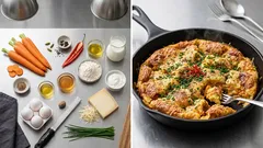 Herzhafter Möhren-Kardamom-Schmarrn mit Gruyère – unkompliziert aus dem Ofen