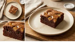 Saftiger Schokoladenkuchen mit Birne vom Blech – unkompliziert und gelingsicher