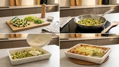 Zucchini-Pastete mit Ricotta und Blätterteig – knusprig, cremig, ganz unkompliziert